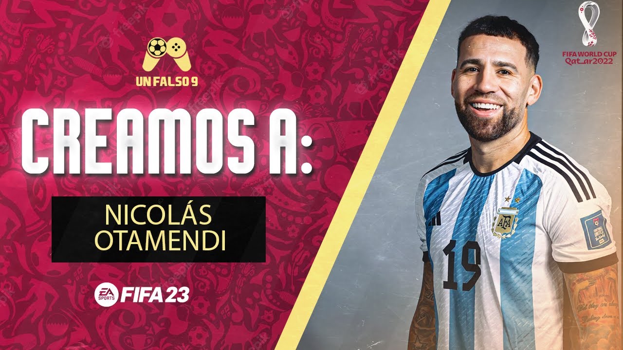 FIFA 23 NICO OTAMENDI CLUBES PRO PRO CLUBS LOOKALIKE CREATION FACE