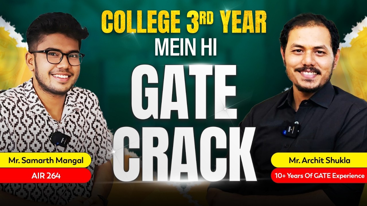GATE Topper Interview | Samarth Mangal AIR 264 | GATE CS Preparation and Strategy | GATE At Zeal