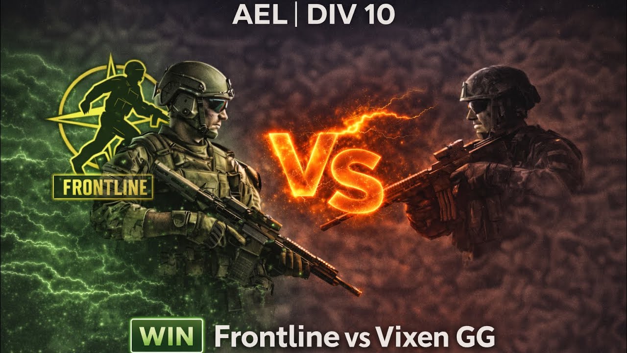 AEL DIV 10 | Frontline vs Vixen GG – Drama & Nailbiter 🔥 (Black Ops 7)