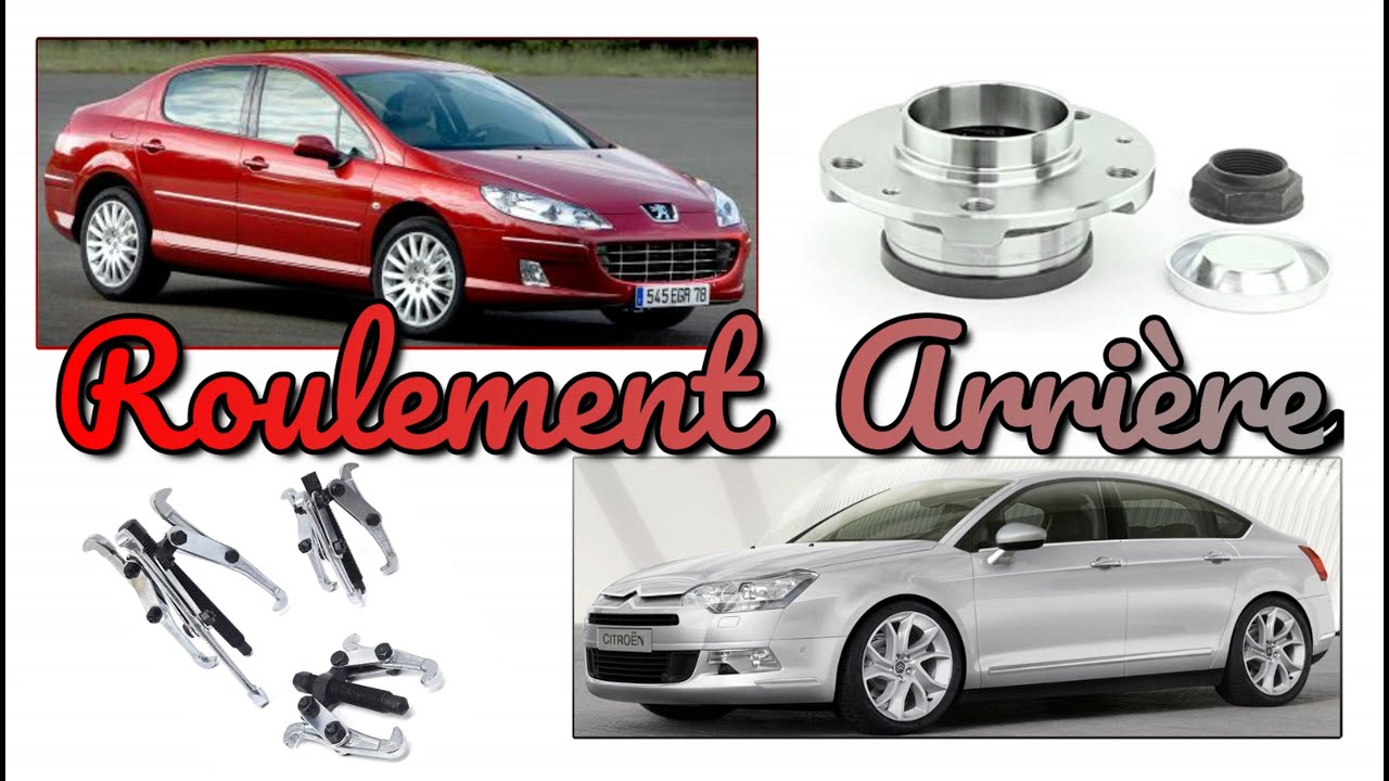 🚘💪⚠ Roulement arrière sur Peugeot 407/Citroën C5