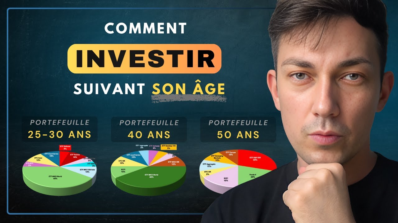 Comment investir suivant son âge ? (20, 30, 40, 50 ans)