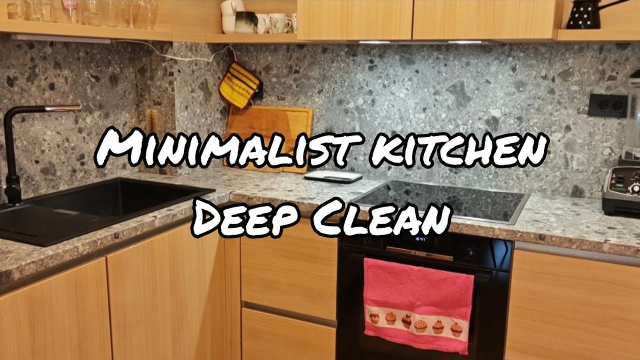 Deep Cleaning My Tiny Minimalist Kitchen