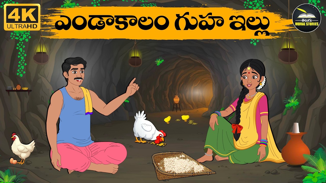Telugu Stories- ఎండాకాలం గుహ ఇల్లు - moral stories in telugu - Neethi Kathalu -Moral Stories Telugu