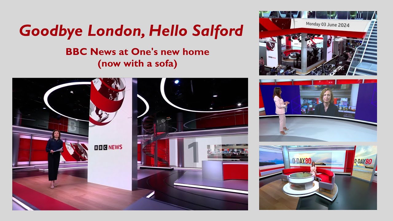 2024: Goodbye London, Hello Salford | BBC News at One | Monday 3rd June 2024