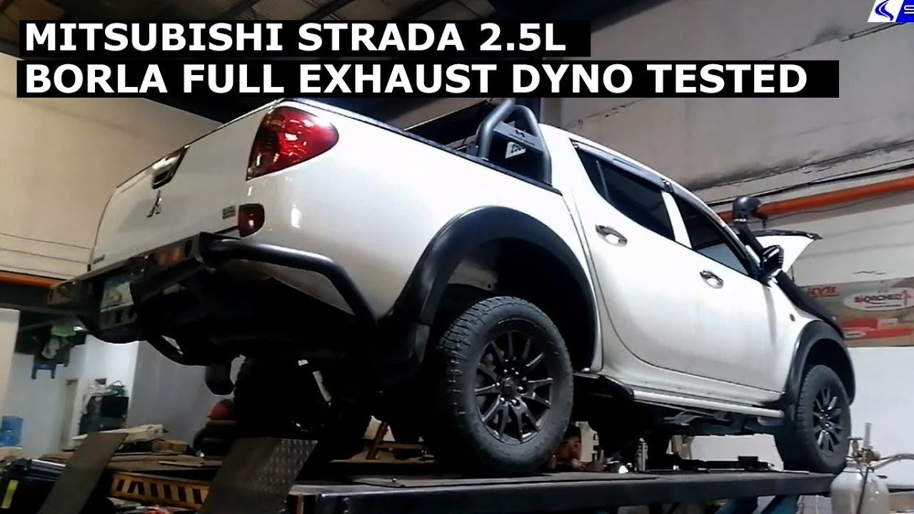 Mitusbishi Strada Borla Exhaust Installation
