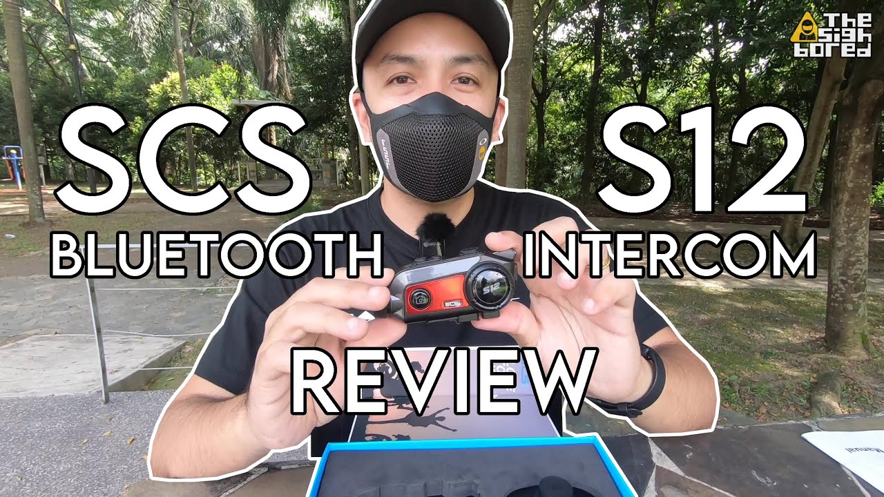 SCS ETC S12 | Motorcycle bluetooth intercom with video recording | Review