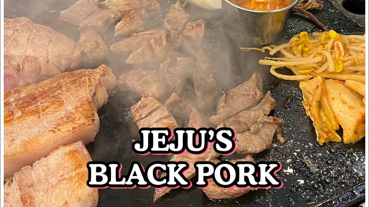 Jeju&rsquo;s black pork is a must-try!