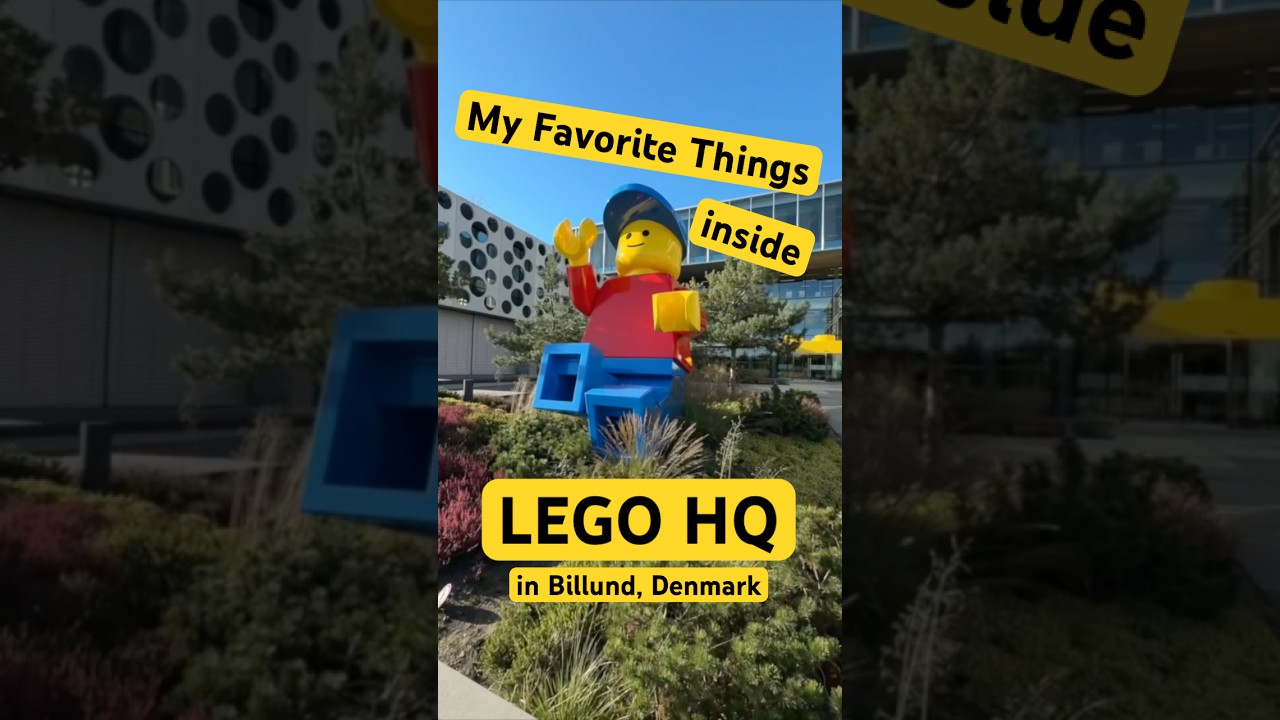 Coolest Things at The LEGO HQ Building 👀 #lego #fcp2025