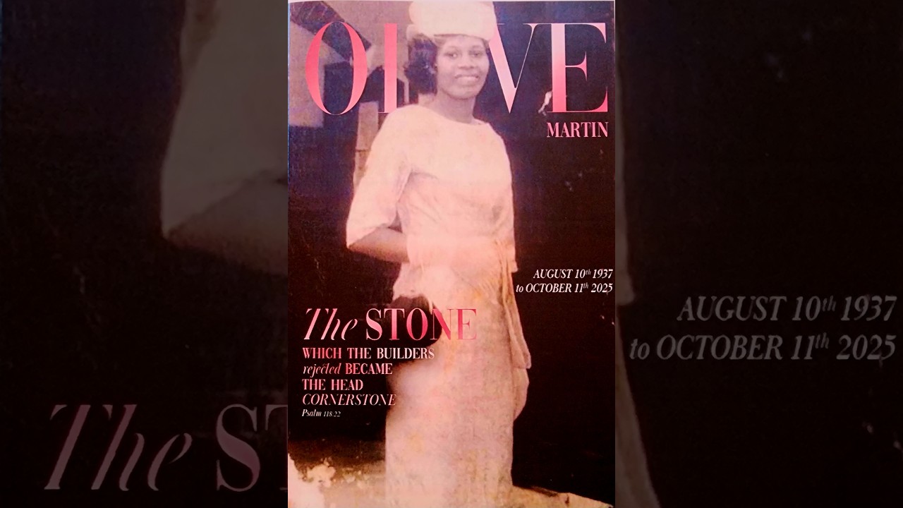 THANKSGIVING SERVICE FOR THE LIFE OF OLIVE MARTIN/FEBRUARY 7,2026 (OFFICIAL VIDEO)