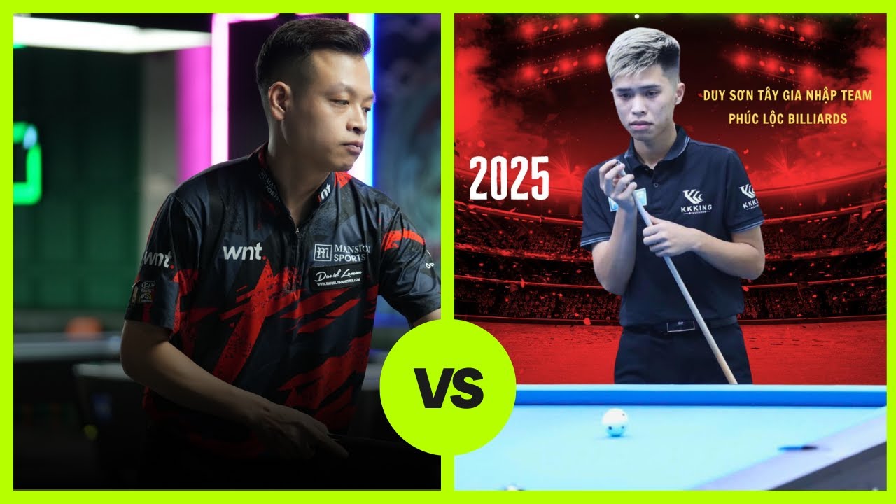 Game 2 | Huy C300 vs Duy Sơn Tây (9 bi, chạm 17, Huy chấp 2) - Bi-a Phủi Việt Nam