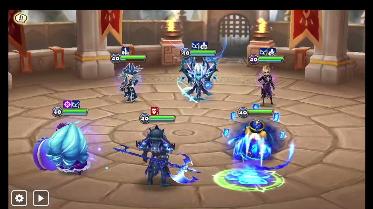 Summoners war: Dark Nina Williams -  Target marker skill vs def break for aggro focus