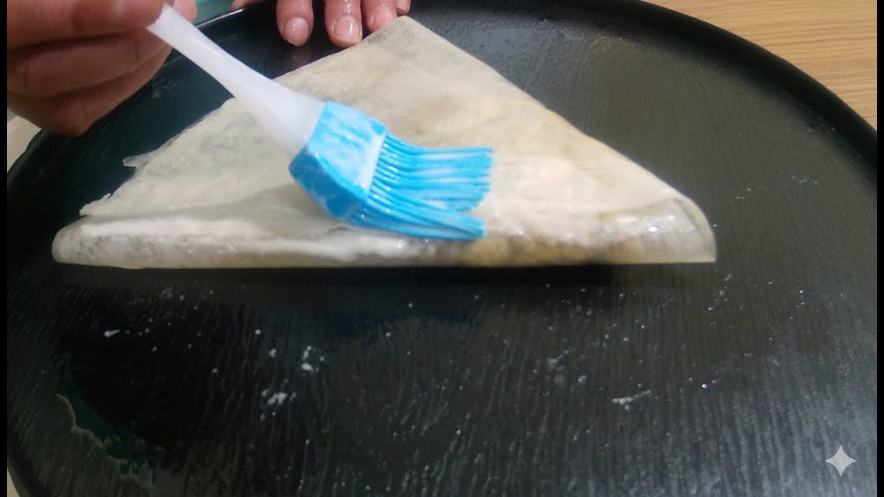 أسهل طريقة لطي البريوات للمبتدئات 🥟 شرح مفصل لبريوات اللوز أو الدجاج باحترافية