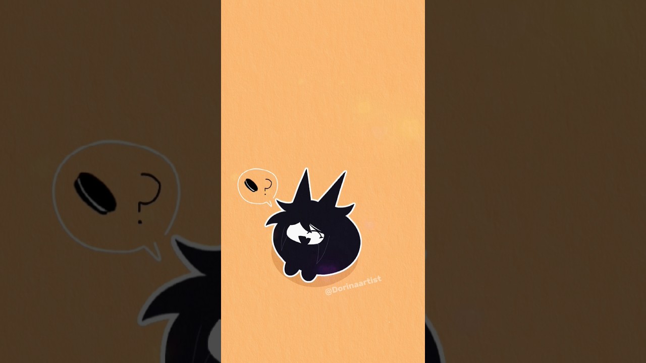 Give me oreo !🖤//ORIGINAL IDEA//ft. miss circle//#animation #cute #fundamentalPaperEducation #100k