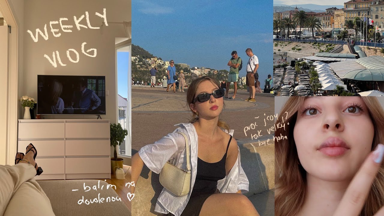 TÝDENNÍ VLOG - balení na jih francie, uklízení a nový rty? *crying*