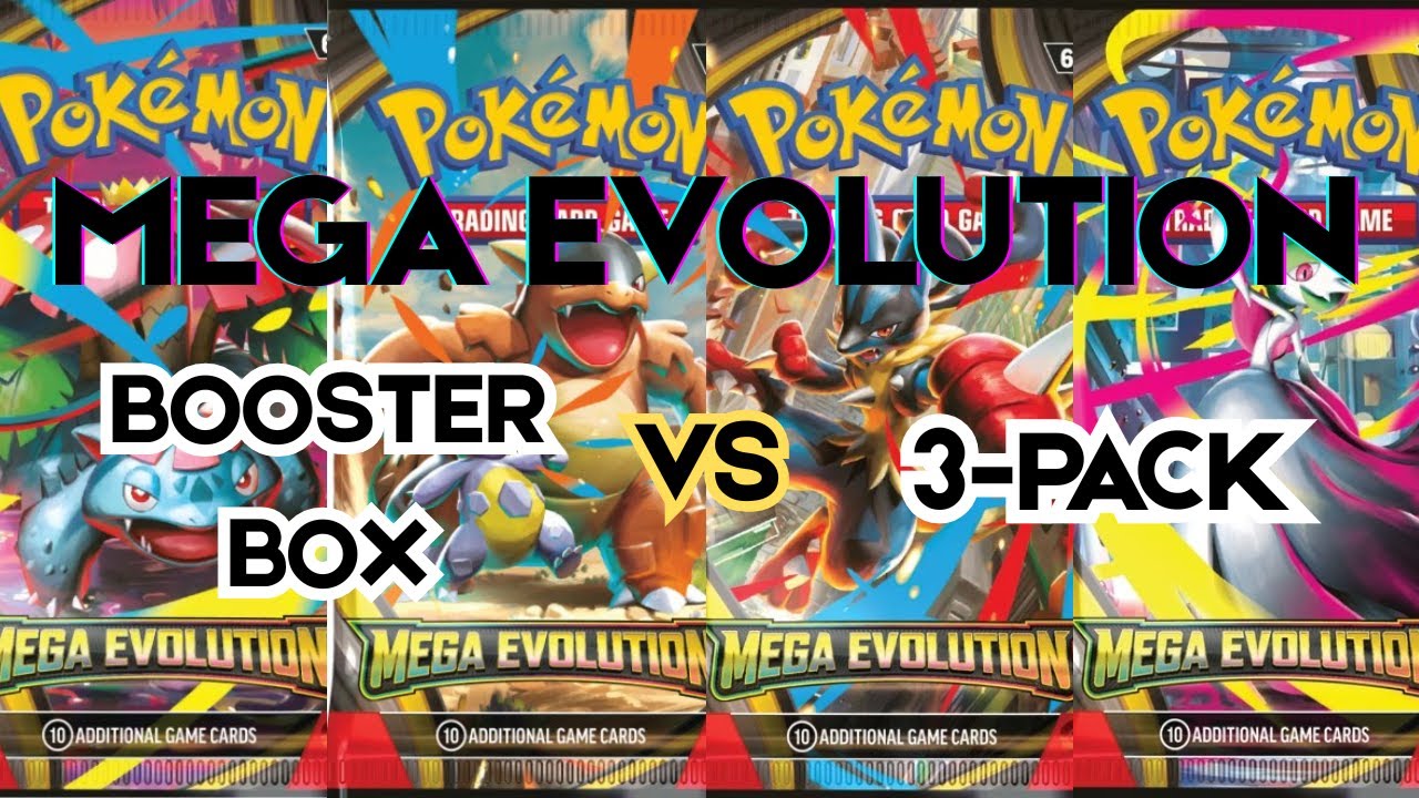 Pokemon Mega Evolution 6pack-Booster Box Vs 3-pack bundle  | Unbox 26