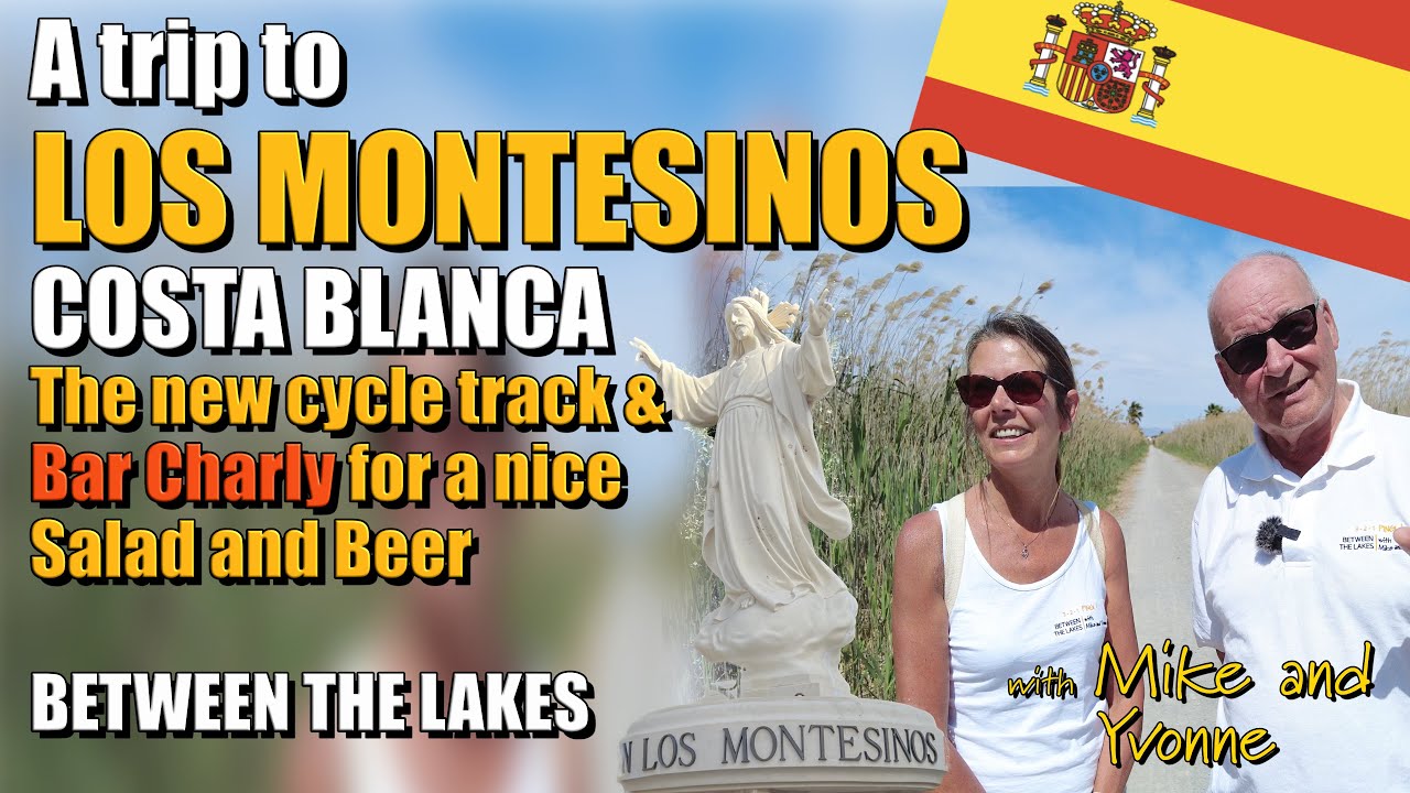 Torrevieja, Costa Blanca, Spain at Los Montesinos Cycle track Between the Lakes with Mike and Yvonne