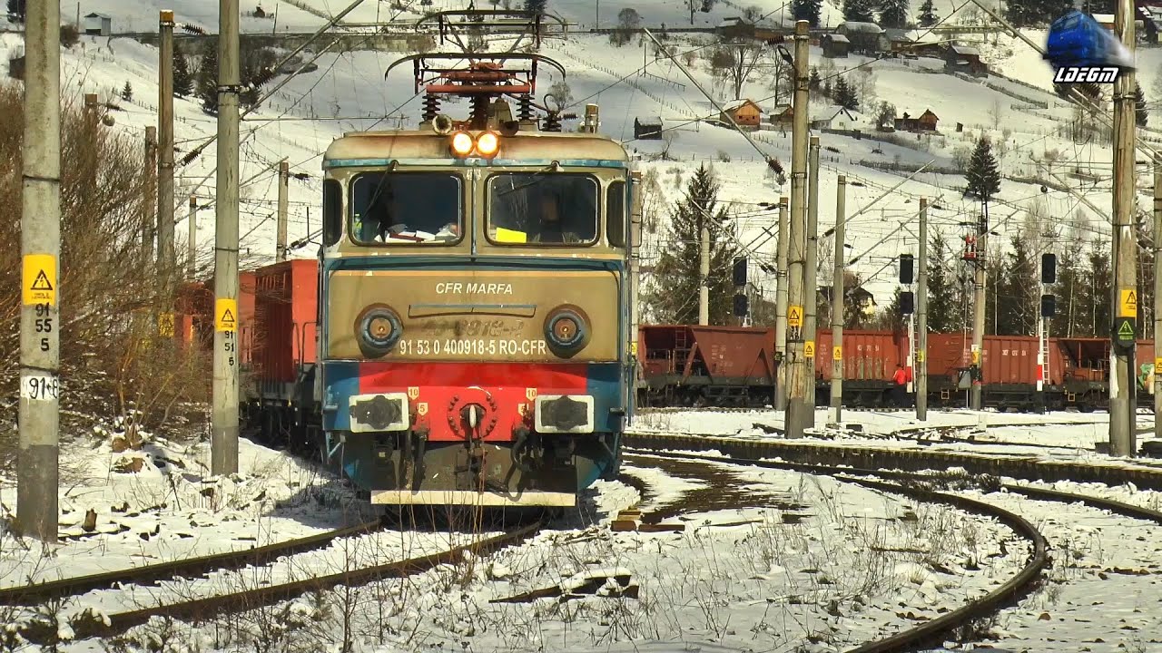 Trenuri de Marfă în Gara Mestecăniș 🚊🏔🚊 Cargo Trains in Mestecăniș Station - 18 Martie 2025