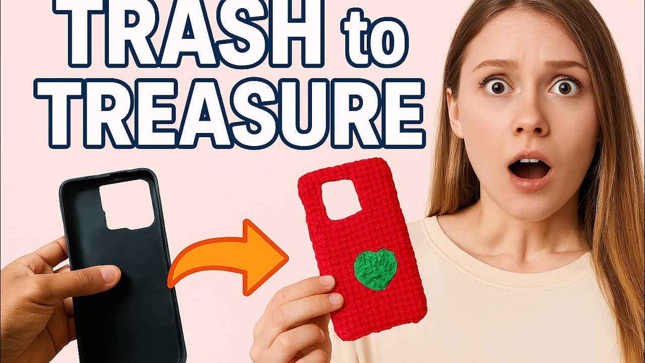 Quick & Easy Crochet Phone Case DIY Tutorial 