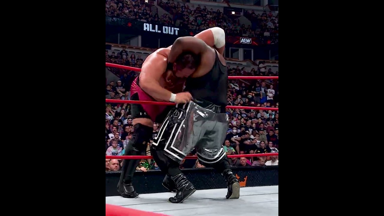 Samoa Joe defended the ROH TV Title against Shane Taylor in a hard-hitting clash at #AEWAllOut 2023!