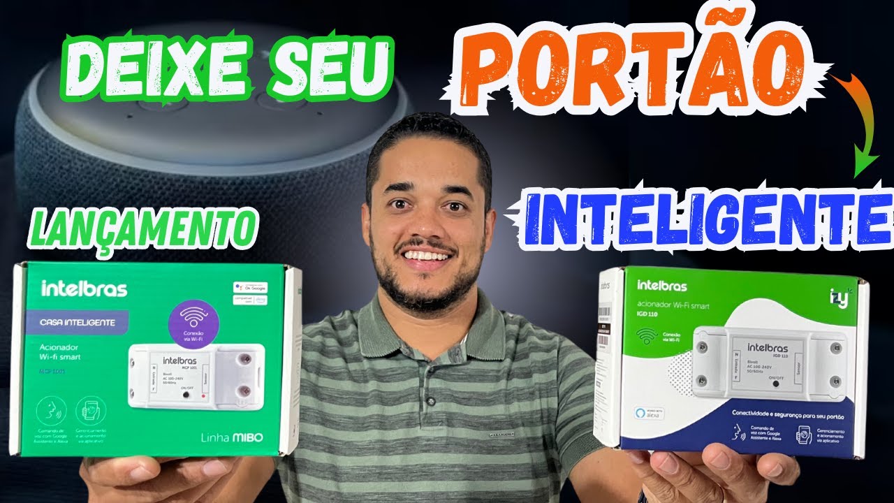 Automatize seu Portão com ALEXA! Novo Acionador, Wi-Fi Smart MCP 1001 INTELBRAS.