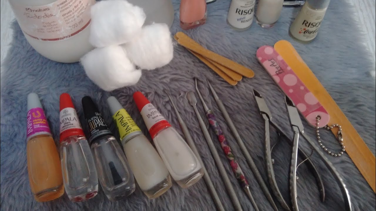 Principais materiais para uma manicure e pedicure - iniciantes