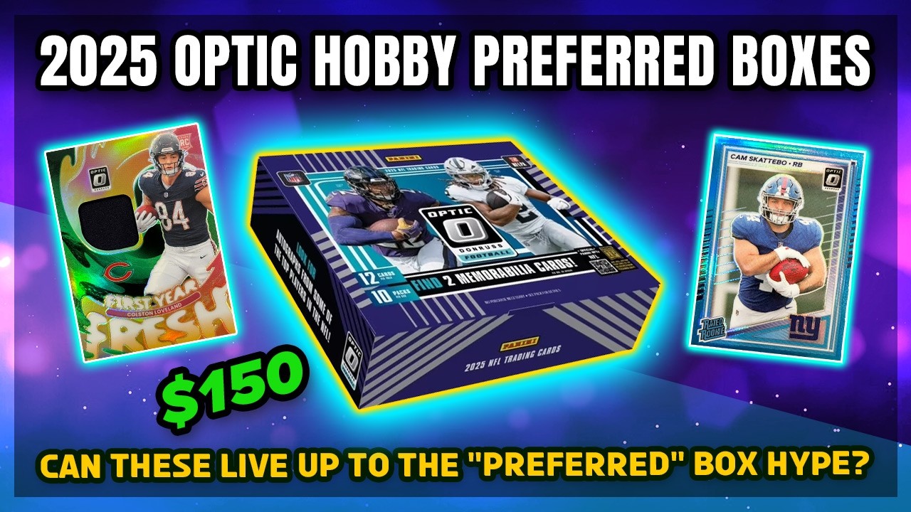 ARE THESE A BUY OR PASS? 2025 Optic Football Hobby Preferred Box Opening