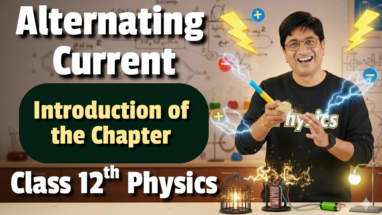 Alternating Current Class 12 Physics | Chapter 7 Full Introduction Lecture | Board Focused