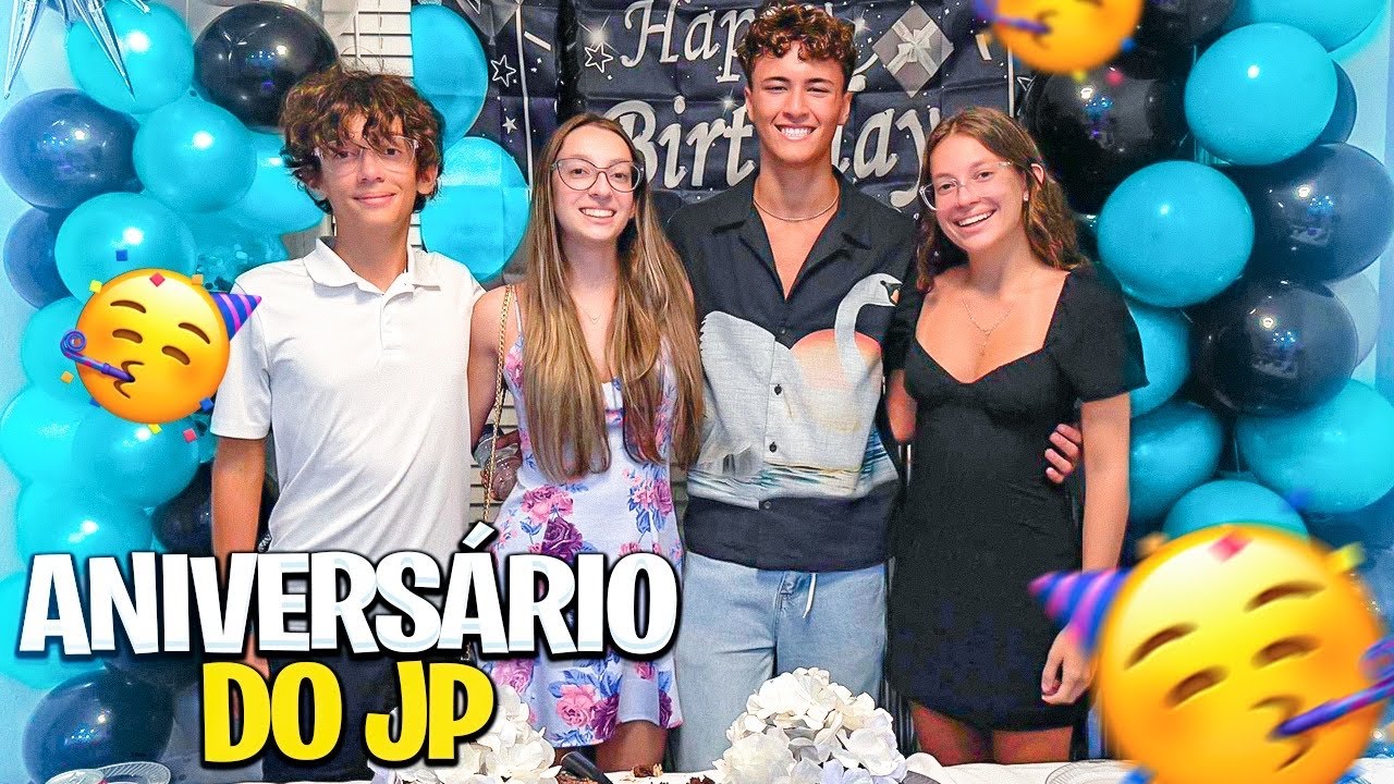 FUI NA FESTA DE ANIVERSÁRIO DE 16 ANOS DO JP DA FAMÍLIA MARIA CLARA E JP!