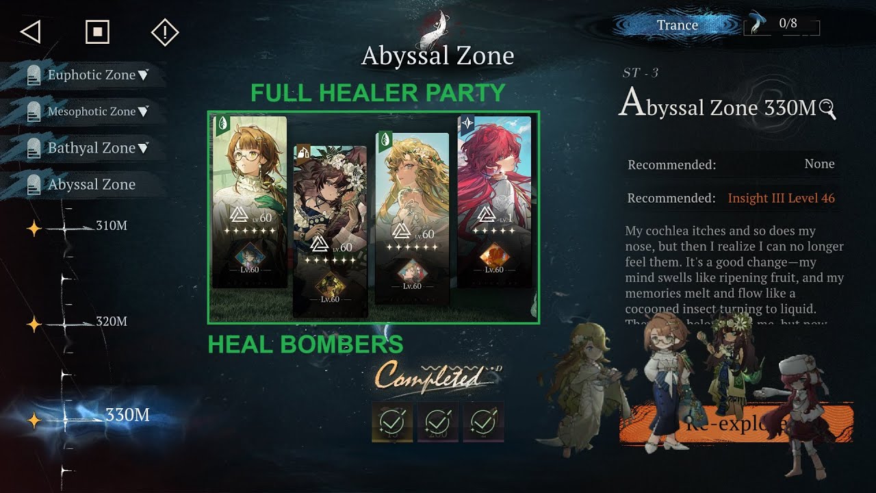 Reverse: 1999 - Reveries-330M / Abyssal Zone - Heal Bombers [ v2.5 ]