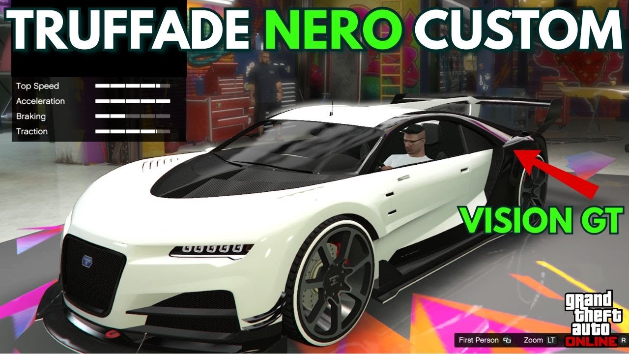 TRANSFORMING to NERO Custom at Benny’s | Bugatti Vision GTA5