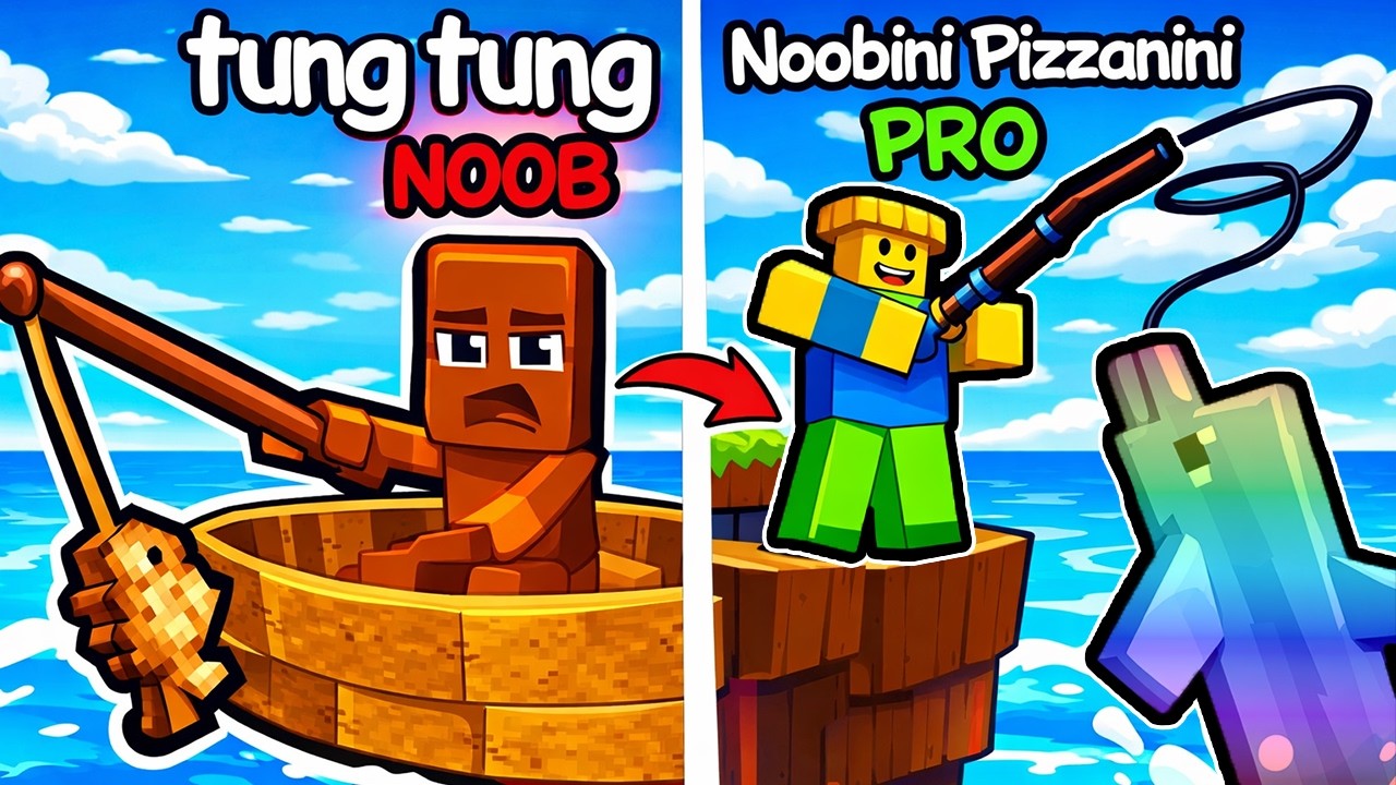От новичка до профессионала в моей рыбалке на Roblox.