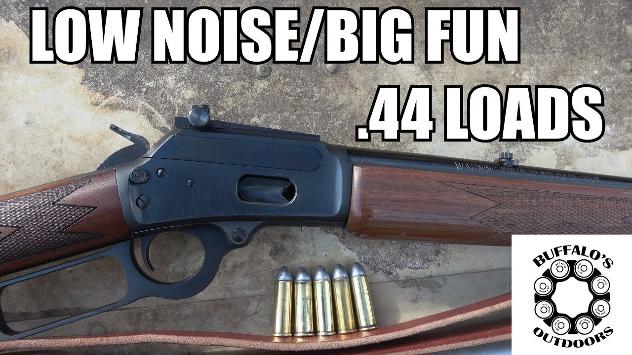 Низкий уровень децибелов в патронах .44 калибра в Marlin 1894