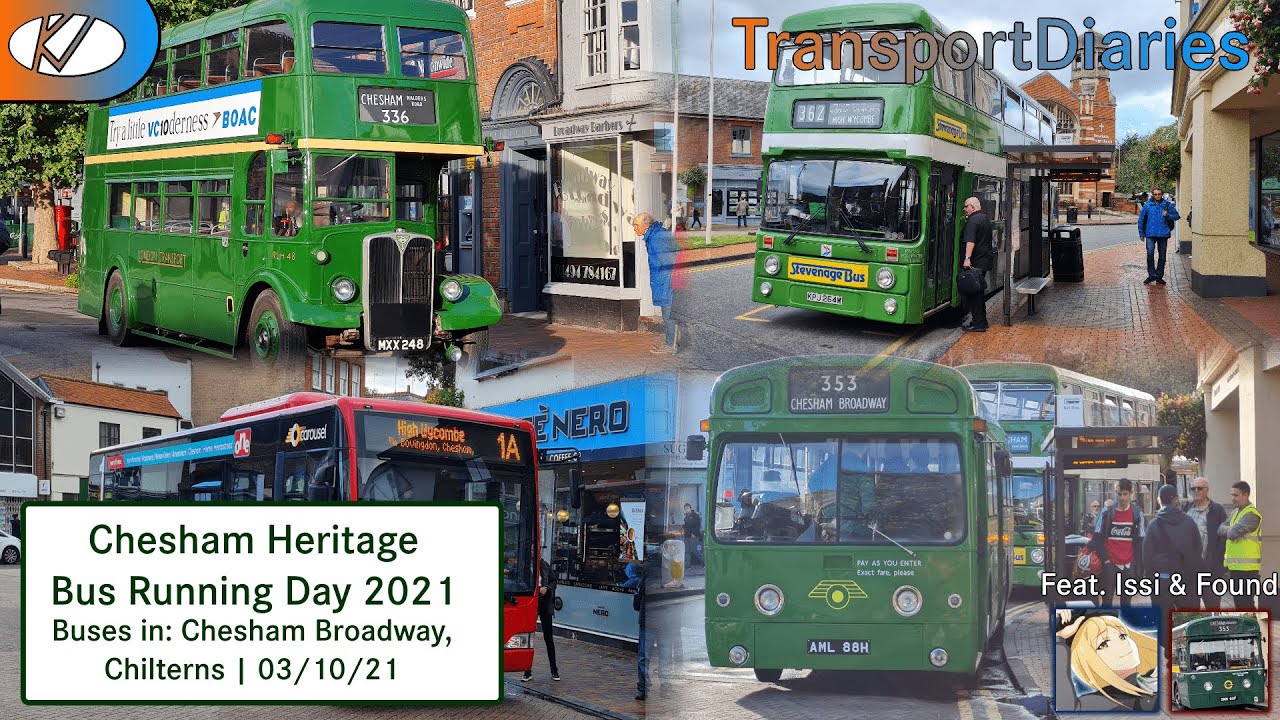 Chesham Heritage Running Day 2021 and Other Buses at Chesham Broadway, Chilterns | 03/10/21