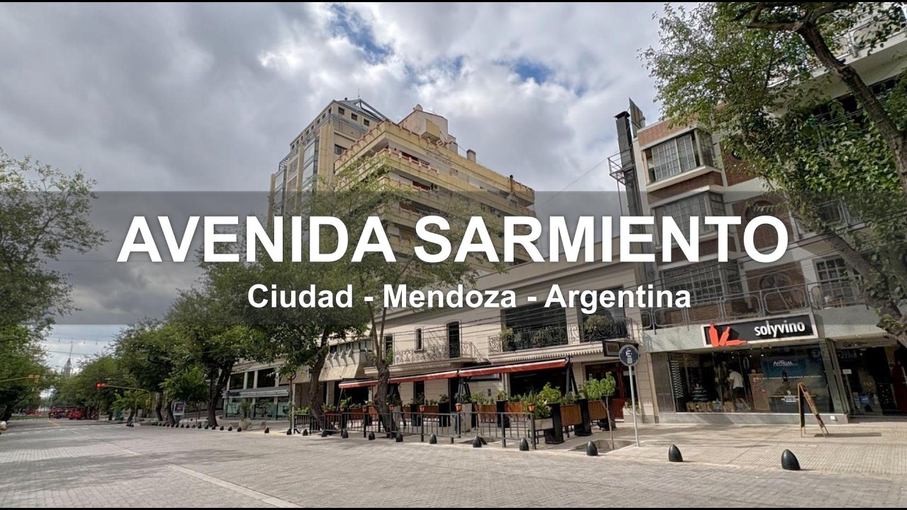 Renovación Avenida Sarmiento - Ciudad de Mendoza - Argentina