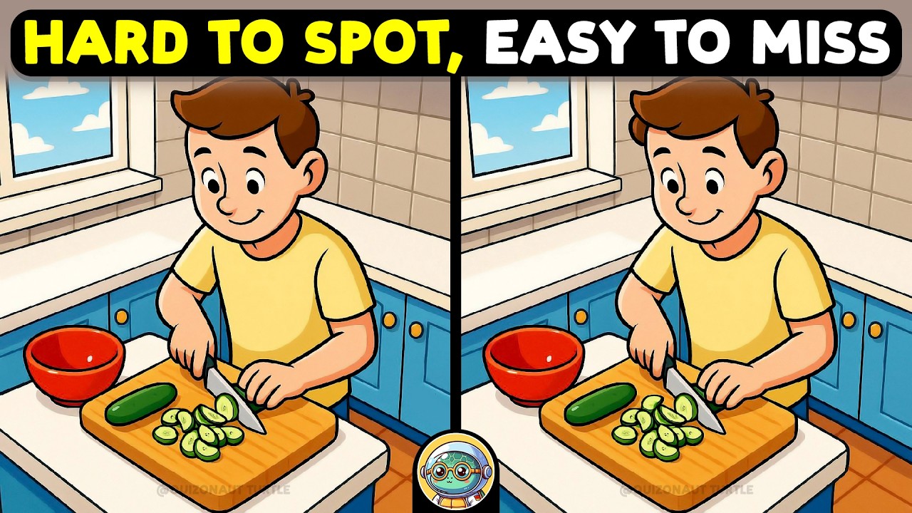 🐢🧩 Find The Difference | Are You Sharp Enough? 🧩🐢 | Quizonaut Turtle