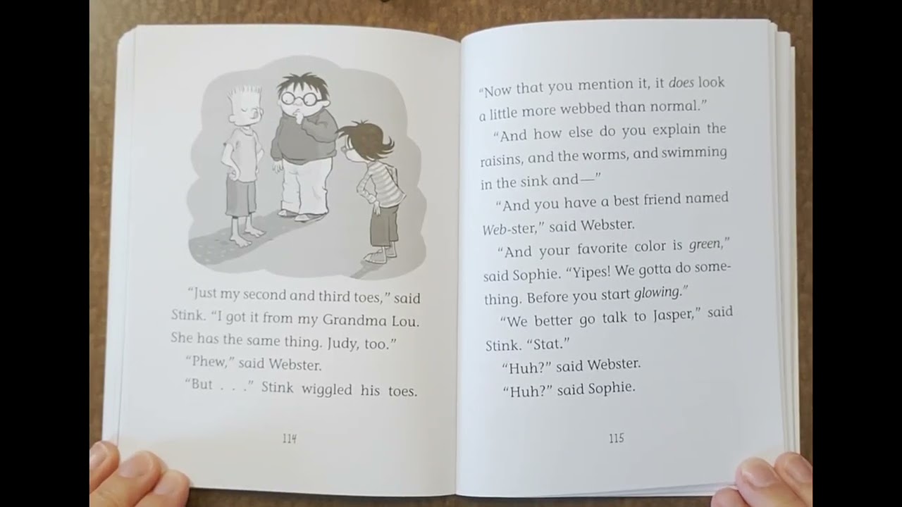 Stink and the Freaky Frog Freakout by Megan McDonald ~ Chapter 7