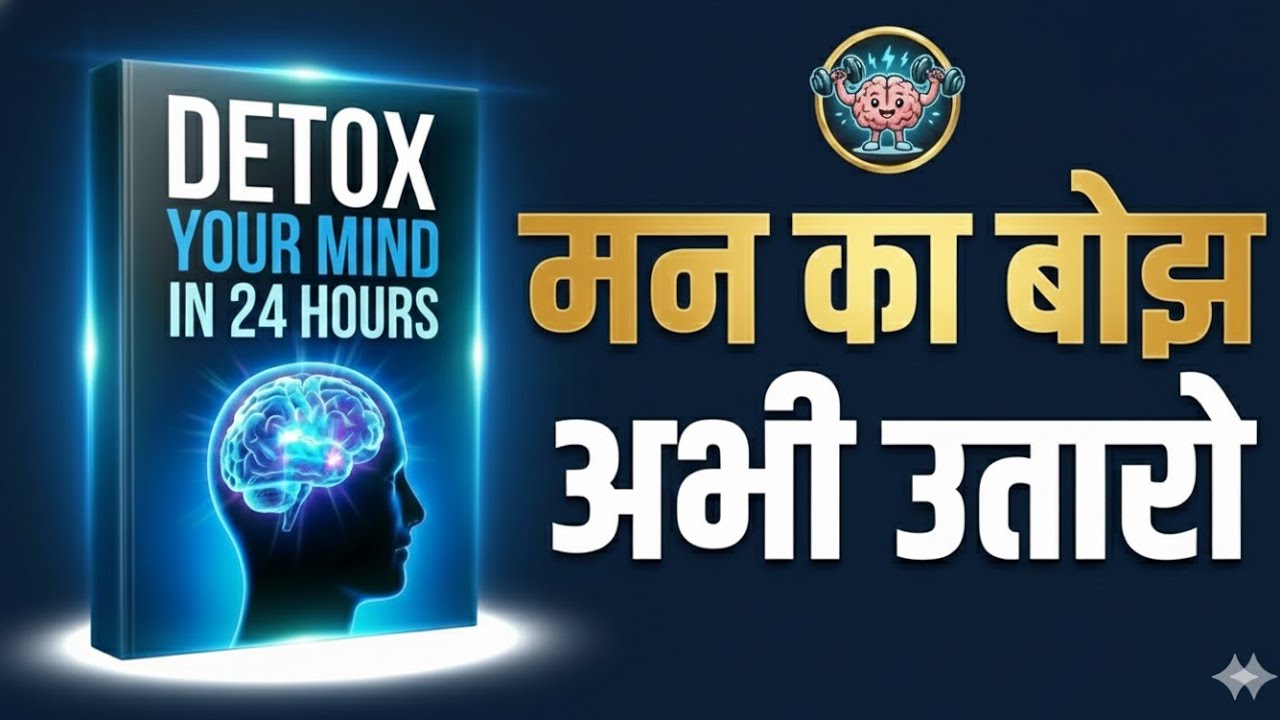 Detox Your Mind in 24 Hours | Change Your Mind, Control Your Life | Book Summary in Hindi-Audiobook