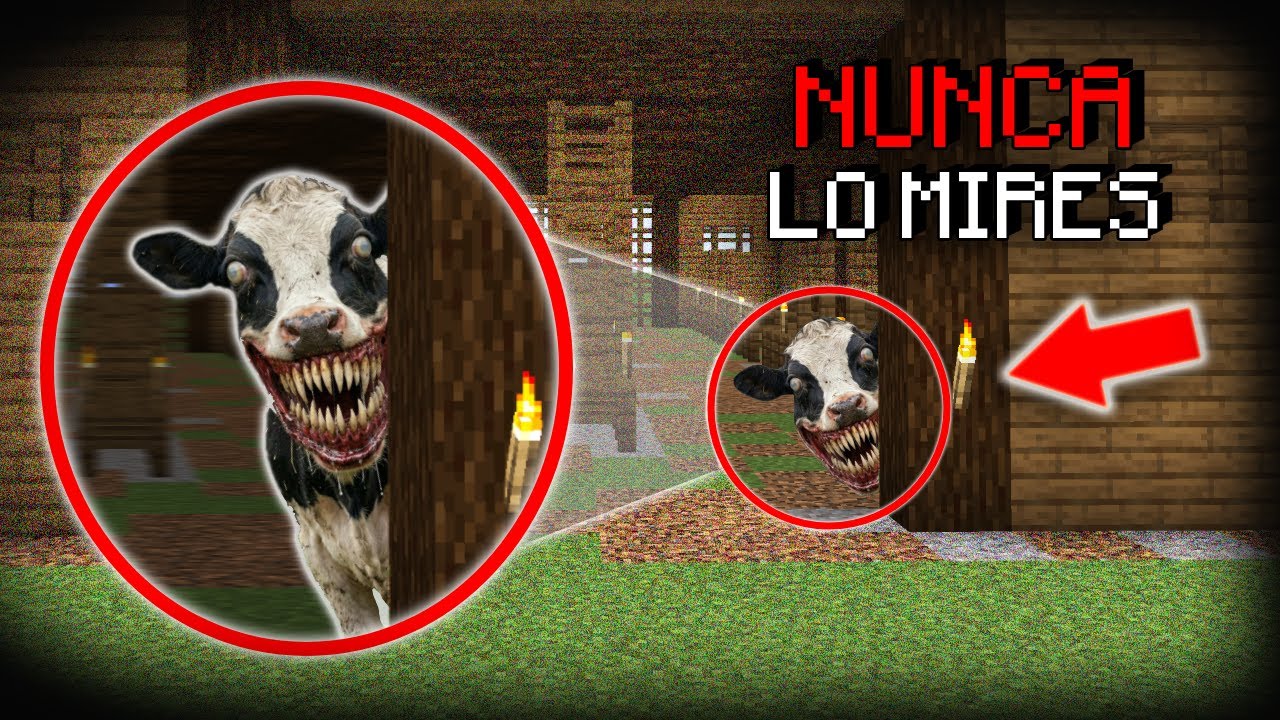 SI VES a esta VACA en tu mundo... ¡CORRE o lo LAMENTARÁS! | Minecraft Creepypasta