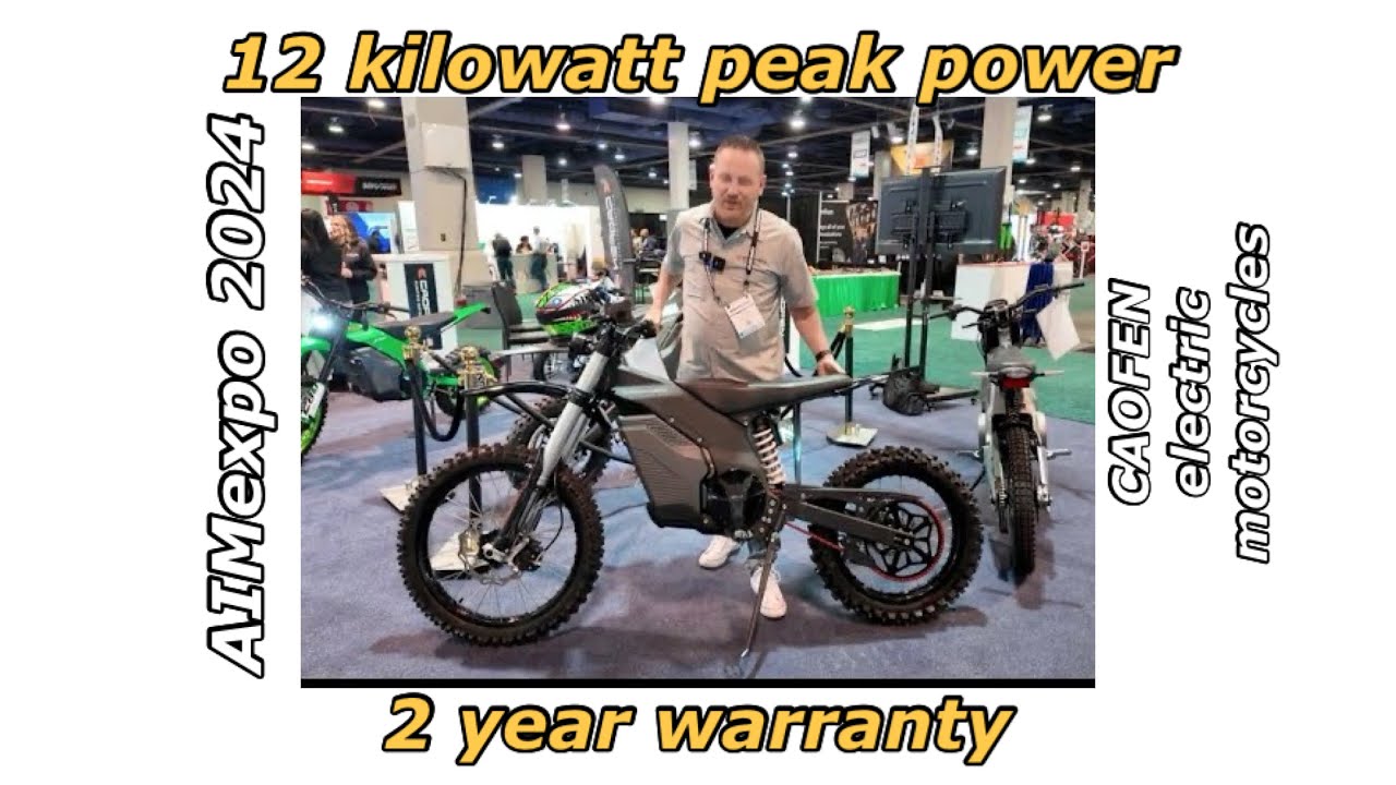 CAOFEN electric motorcycles : AIMexpo 2024