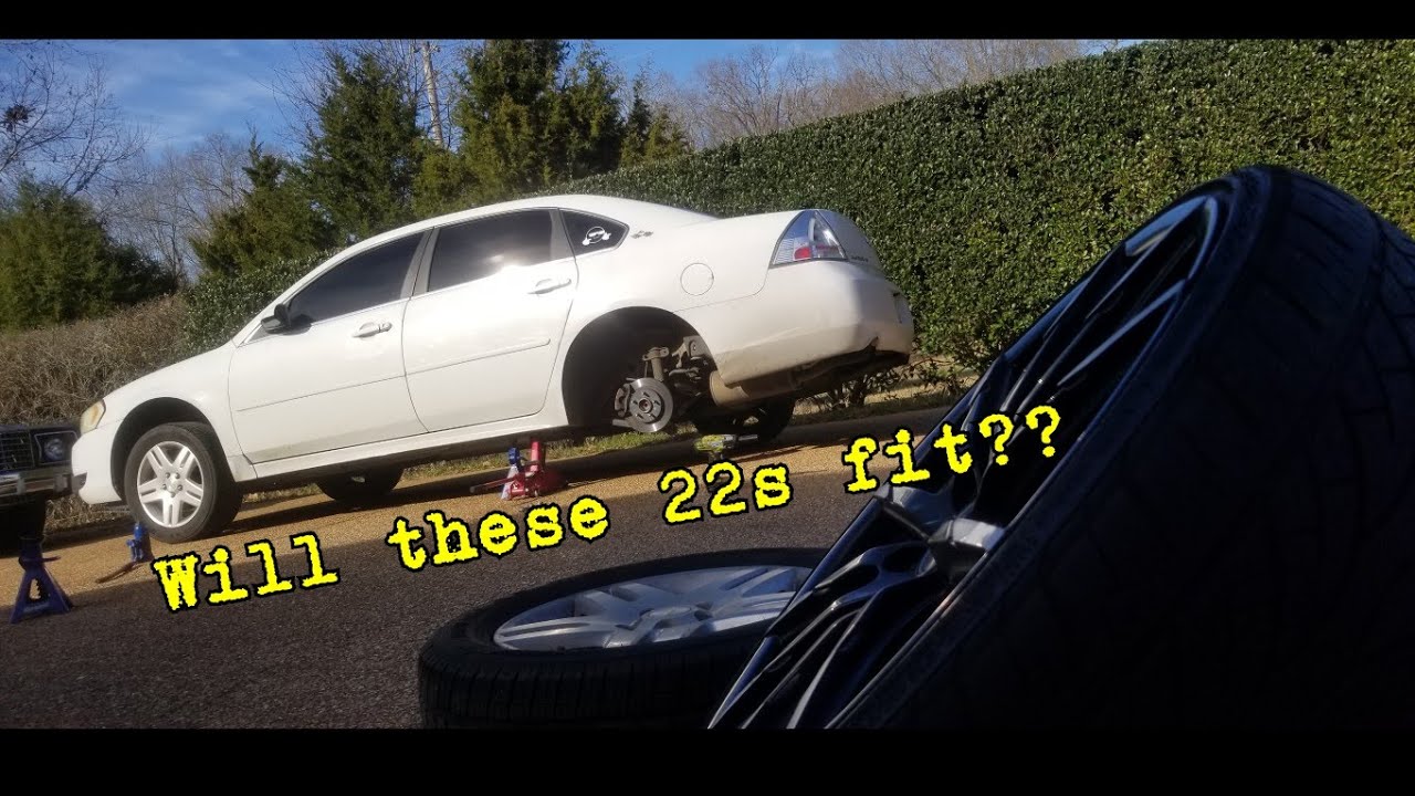 How to fit 22s on Impala 2013