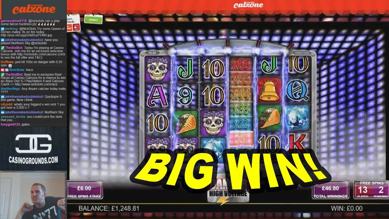 BIG WIN on Danger High Voltage Slot - &pound;6 Bet