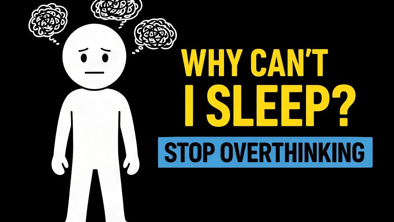 How to Stop Overthinking at Night & Fall Asleep Fast | sleep faster naturally | can’t sleep at night