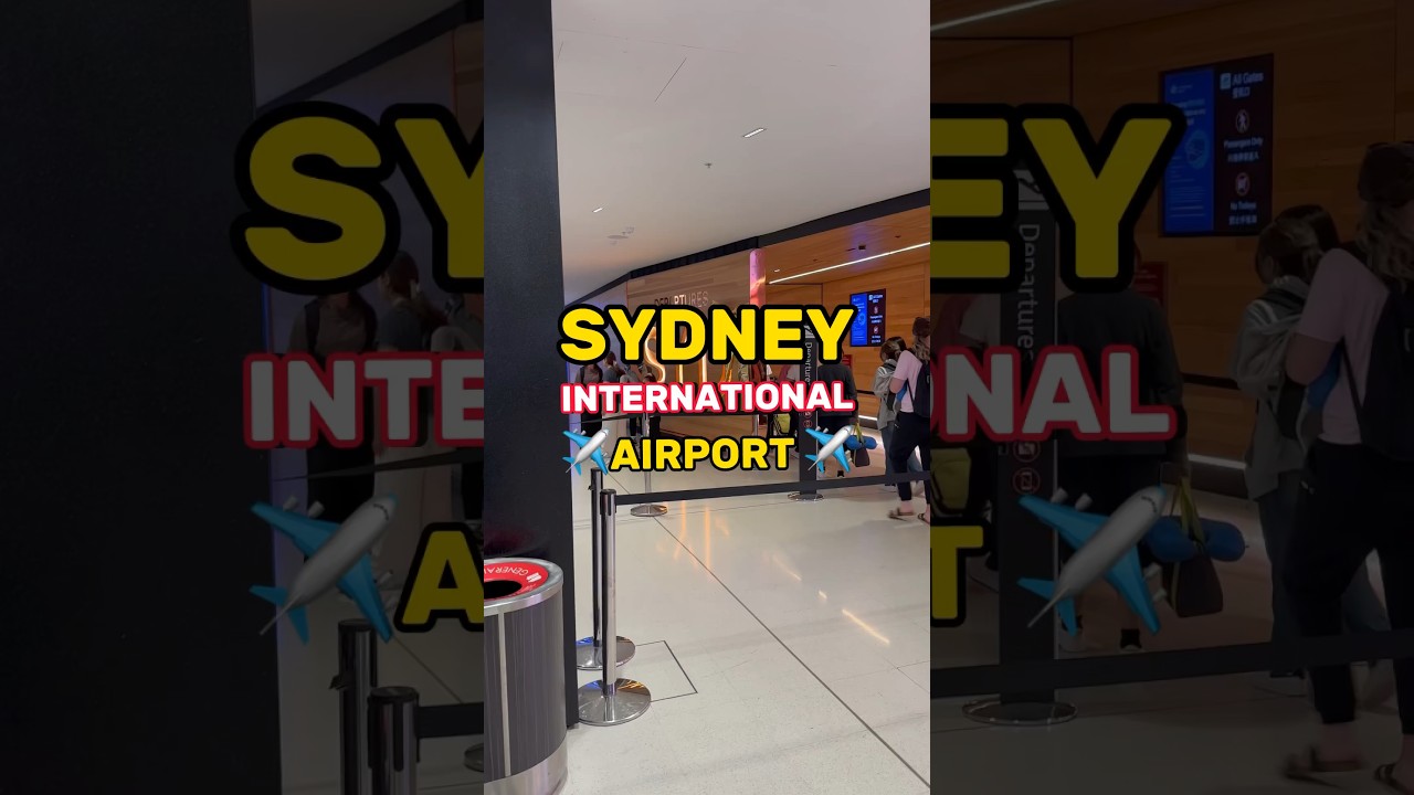 Путеводитель по международному аэропорту Сиднея #airporttips #sydneyairport #travelblogger