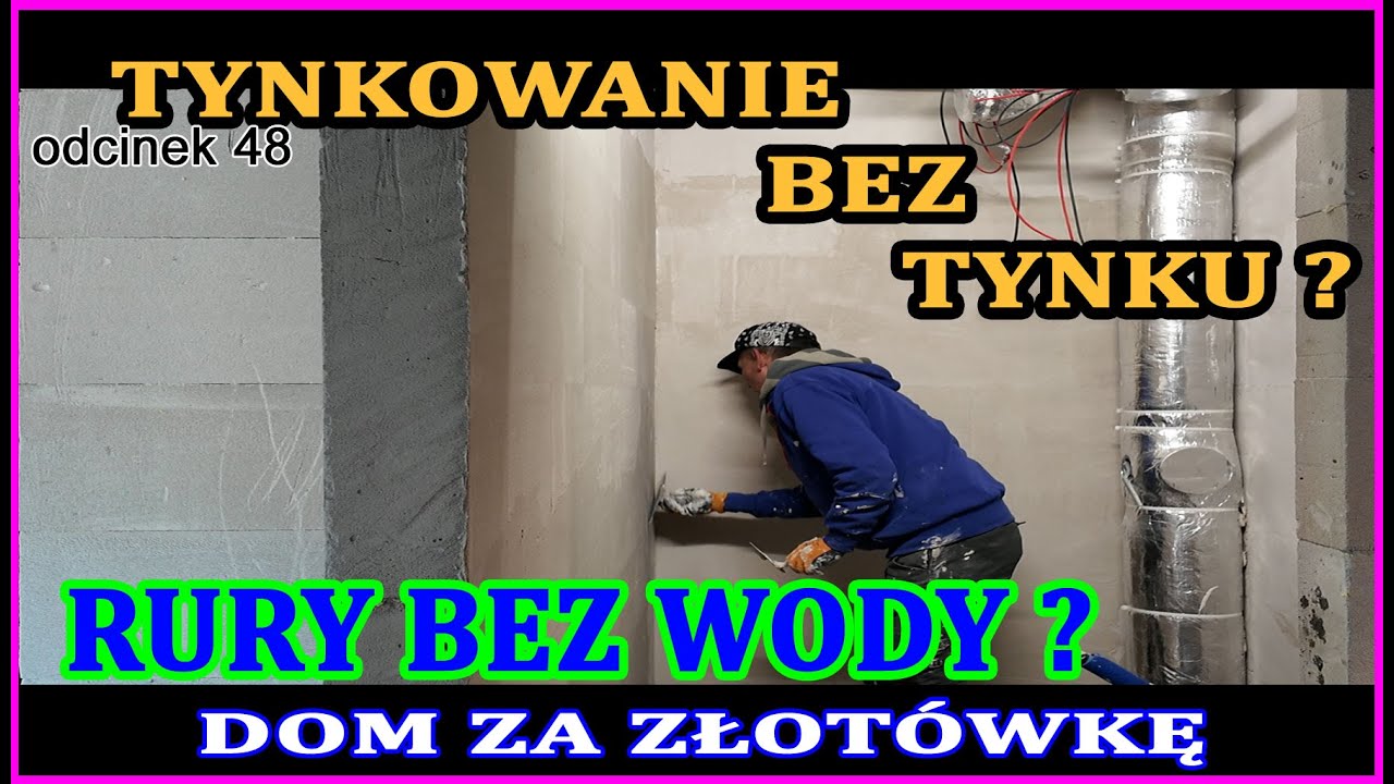 Gazobeton bez tynkowania !!!  + instalacja kotłowni na Grubo ! | Dom za złotówkę Odcinek 48