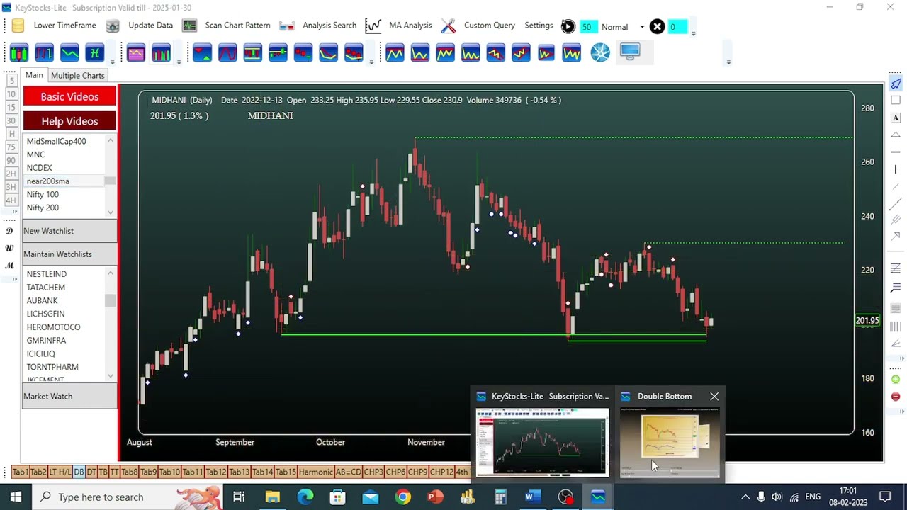Combine 2 Different Scans in KeyStocks - Hindi