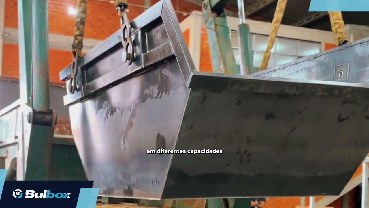 Fabrica&ccedil;&atilde;o de ca&ccedil;ambas de entulho basculante com capacidade para 3m&sup3; 4m&sup3; 5m&sup3; 7m&sup3; 10m&sup3;