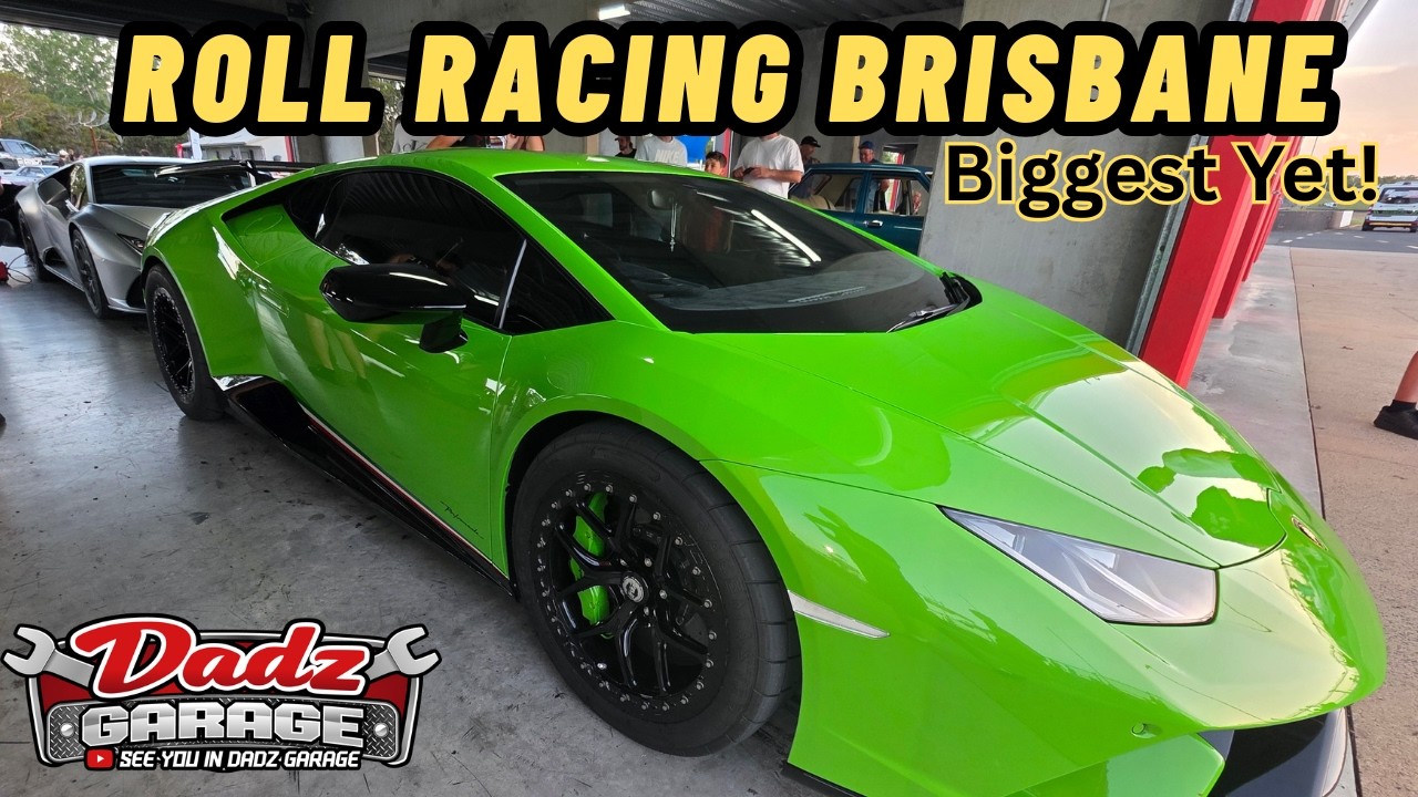 На соревнованиях Roll Racing Lamborghini заглох в дыму.