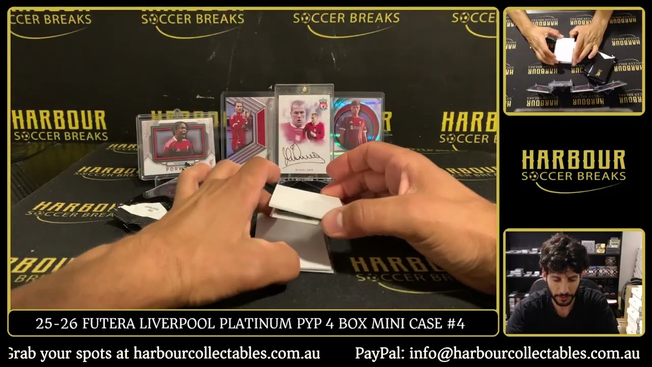 Break #4 - 25/26 Futera Platinum Liverpool PYP 4 Box Mini Case Break