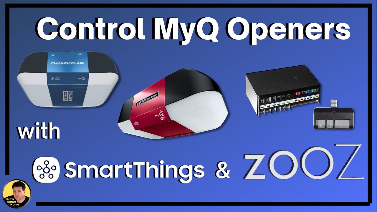 Управление открывателями LiftMaster и Chamberlain MyQ, открывателями гаражных ворот в SmartThings