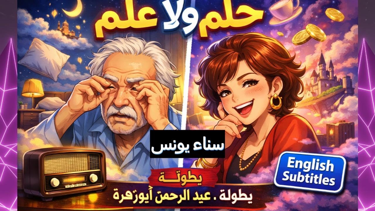 حلم ولا علم  تمثيلية اذاعية ضاحكة جدا   سناء يونس   عبد الرحمن ابو زهرة !
